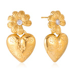 Vintage Pattern Heart Set