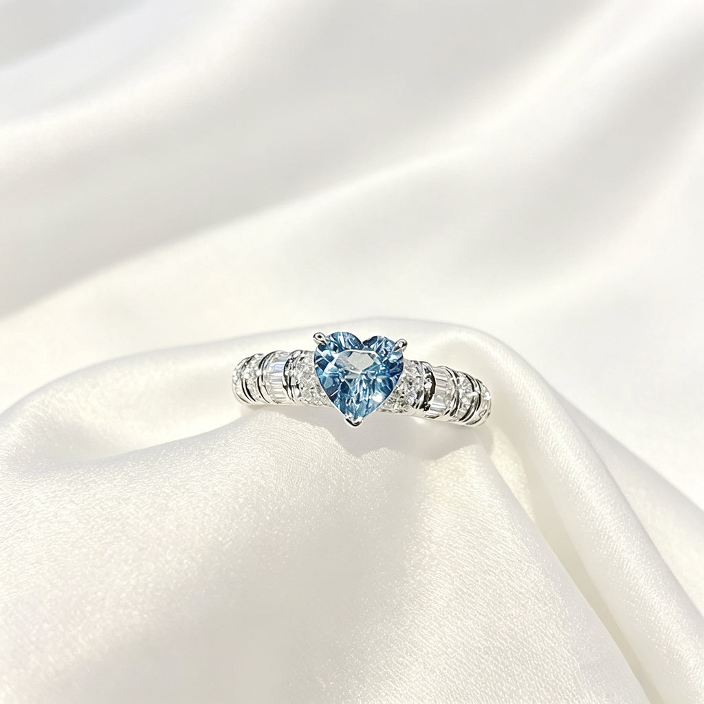 Ocean Heart Ring