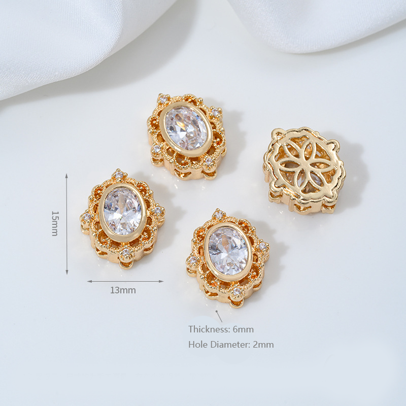 14K Gold Plated Spacer Beads