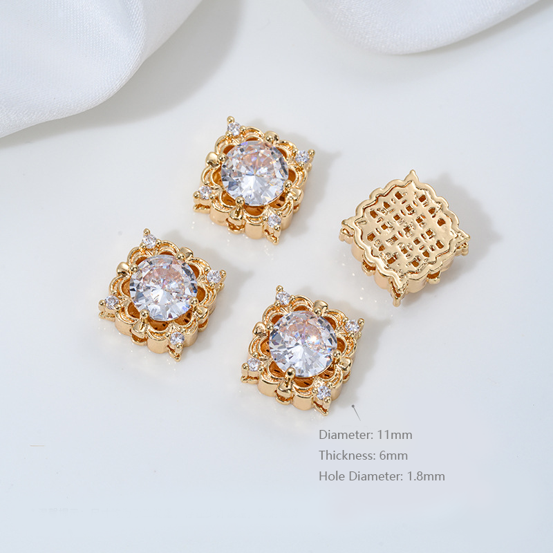14K Gold Plated Spacer Beads