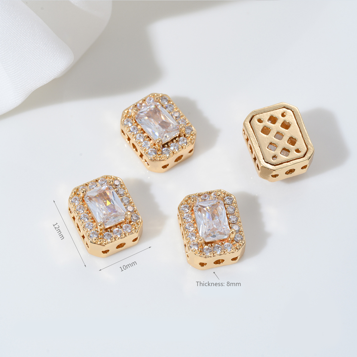 14K Gold Plated Spacer Beads