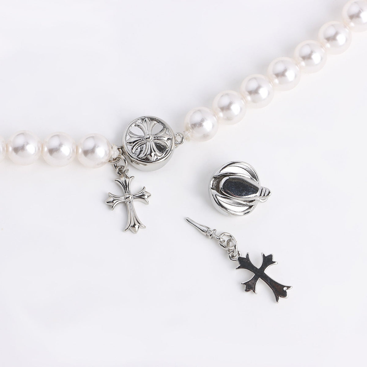 18K Gold Plated Cross Clasp – DIY Accessory