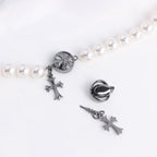 18K Gold Plated Cross Clasp – DIY Accessory