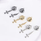18K Gold Plated Cross Clasp – DIY Accessory