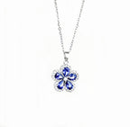 Elegant Blue Floral Set