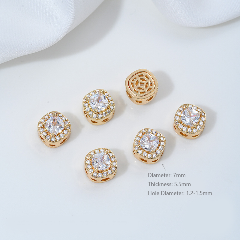 14K Gold Plated Spacer Beads
