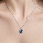 Elegant Blue Floral Set