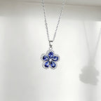 Elegant Blue Floral Set