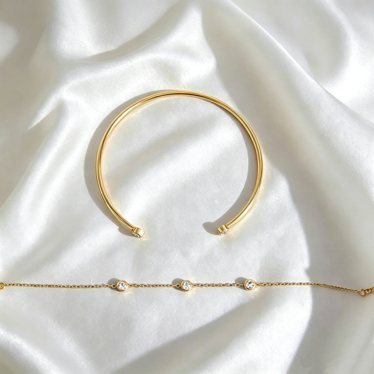 Simple Two-Piece Bracelet Set