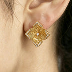 Simple Floral Earrings